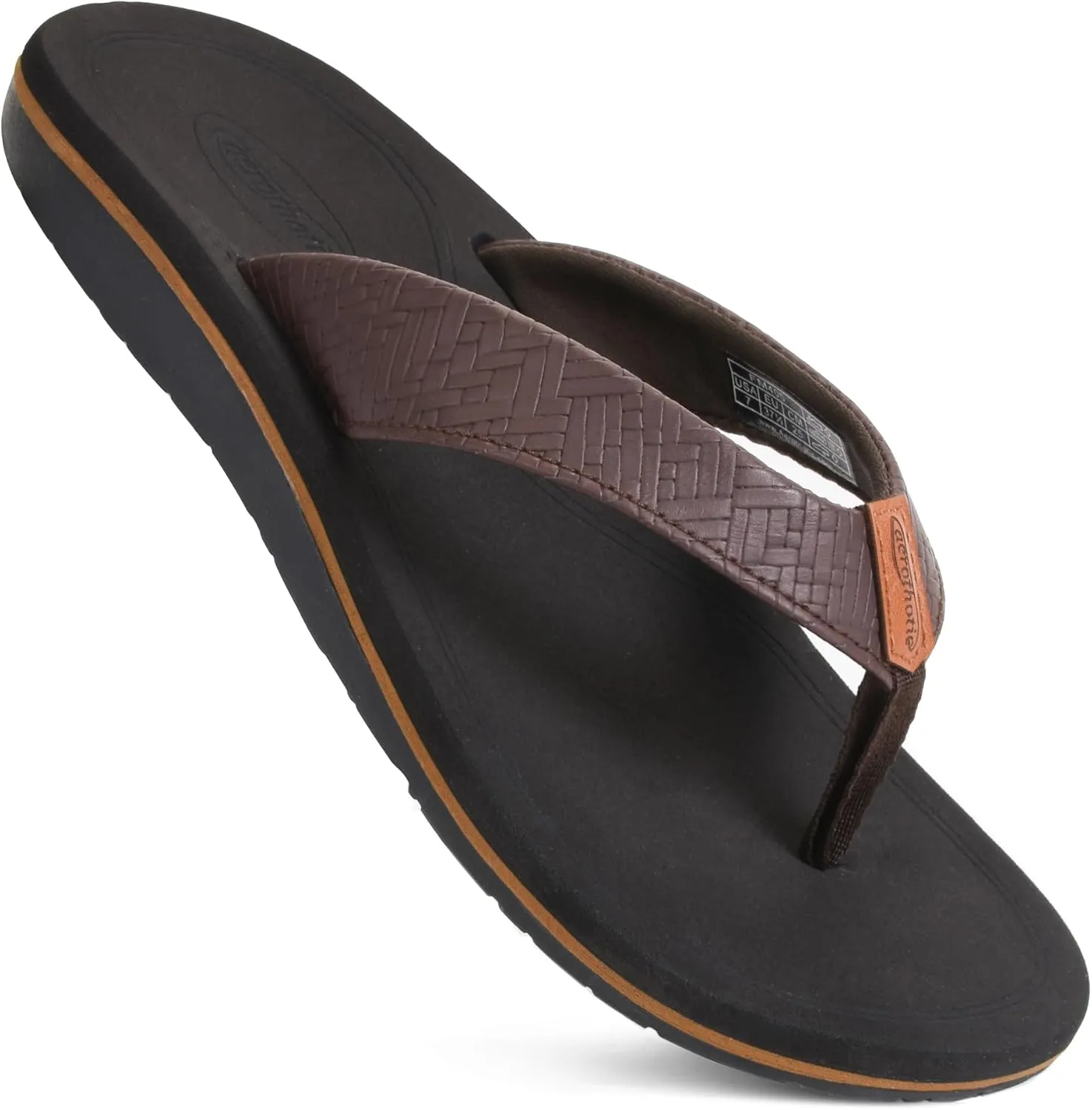 AEROTHOTIC Flip Flops Arch Support Womens  Slip On Recovery Plantar Fasciitis Relief Orthotic Slippers  Lightweight Thong Cushioning Sandals Women  Indoor Outdoor Beach Yoga Mat Footbed Footwear