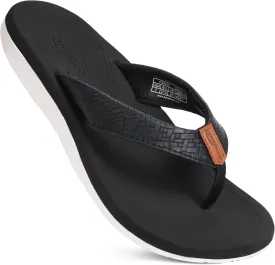 AEROTHOTIC Flip Flops Arch Support Womens  Slip On Recovery Plantar Fasciitis Relief Orthotic Slippers  Lightweight Thong Cushioning Sandals Women  Indoor Outdoor Beach Yoga Mat Footbed Footwear