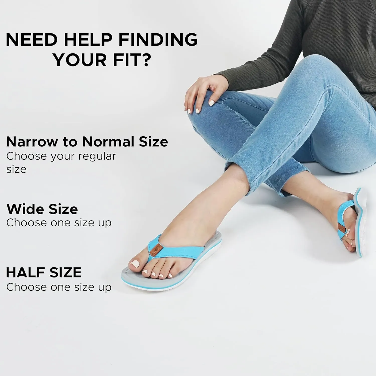 AEROTHOTIC Flip Flops Arch Support Womens  Slip On Recovery Plantar Fasciitis Relief Orthotic Slippers  Lightweight Thong Cushioning Sandals Women  Indoor Outdoor Beach Yoga Mat Footbed Footwear