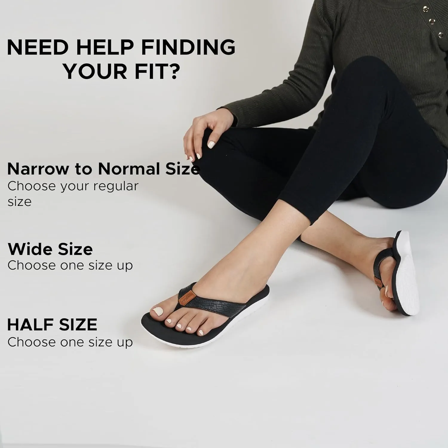 AEROTHOTIC Flip Flops Arch Support Womens  Slip On Recovery Plantar Fasciitis Relief Orthotic Slippers  Lightweight Thong Cushioning Sandals Women  Indoor Outdoor Beach Yoga Mat Footbed Footwear