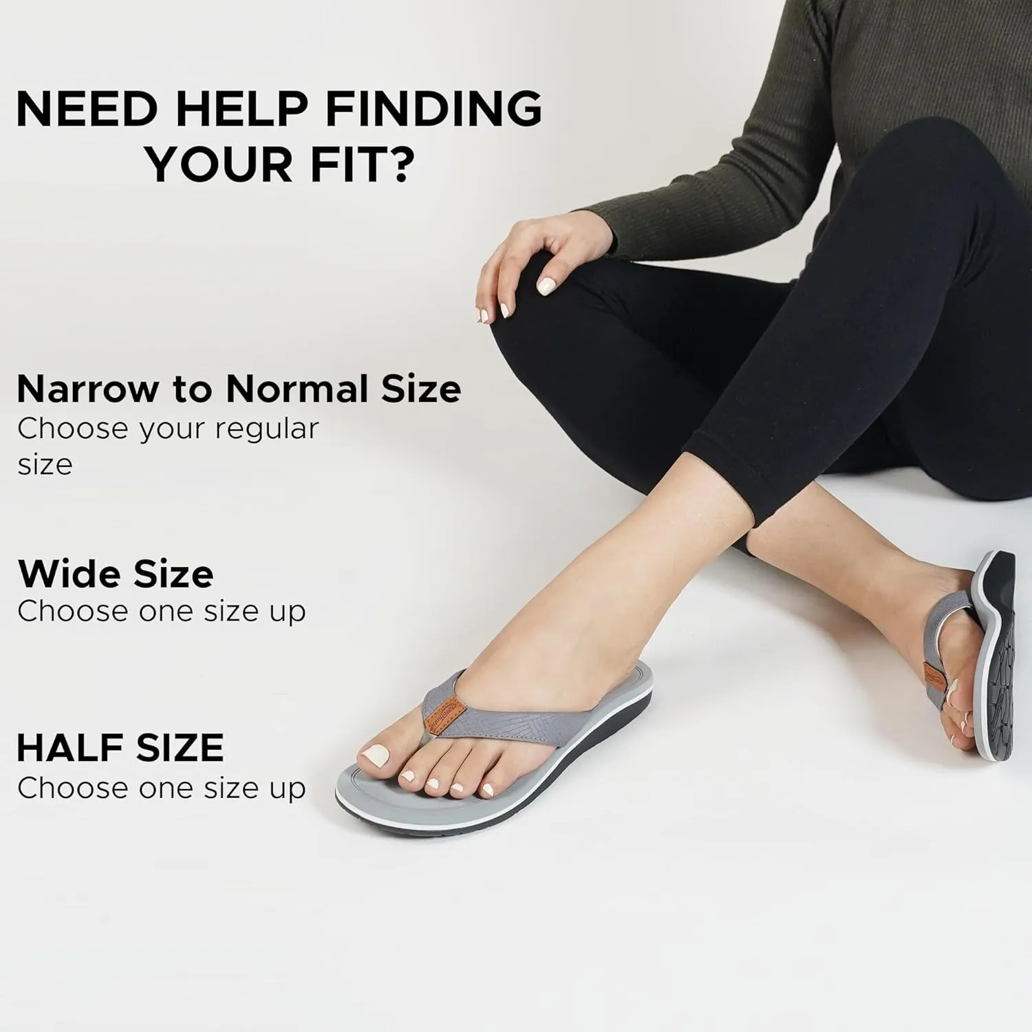 AEROTHOTIC Flip Flops Arch Support Womens  Slip On Recovery Plantar Fasciitis Relief Orthotic Slippers  Lightweight Thong Cushioning Sandals Women  Indoor Outdoor Beach Yoga Mat Footbed Footwear