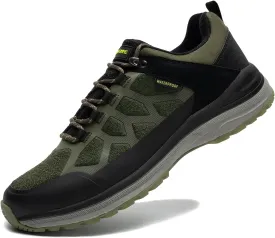 ANJOUFEMME Waterproof Hiking Shoes for Men Lightweight Breathable Trekking Trails Shoes Outdoor