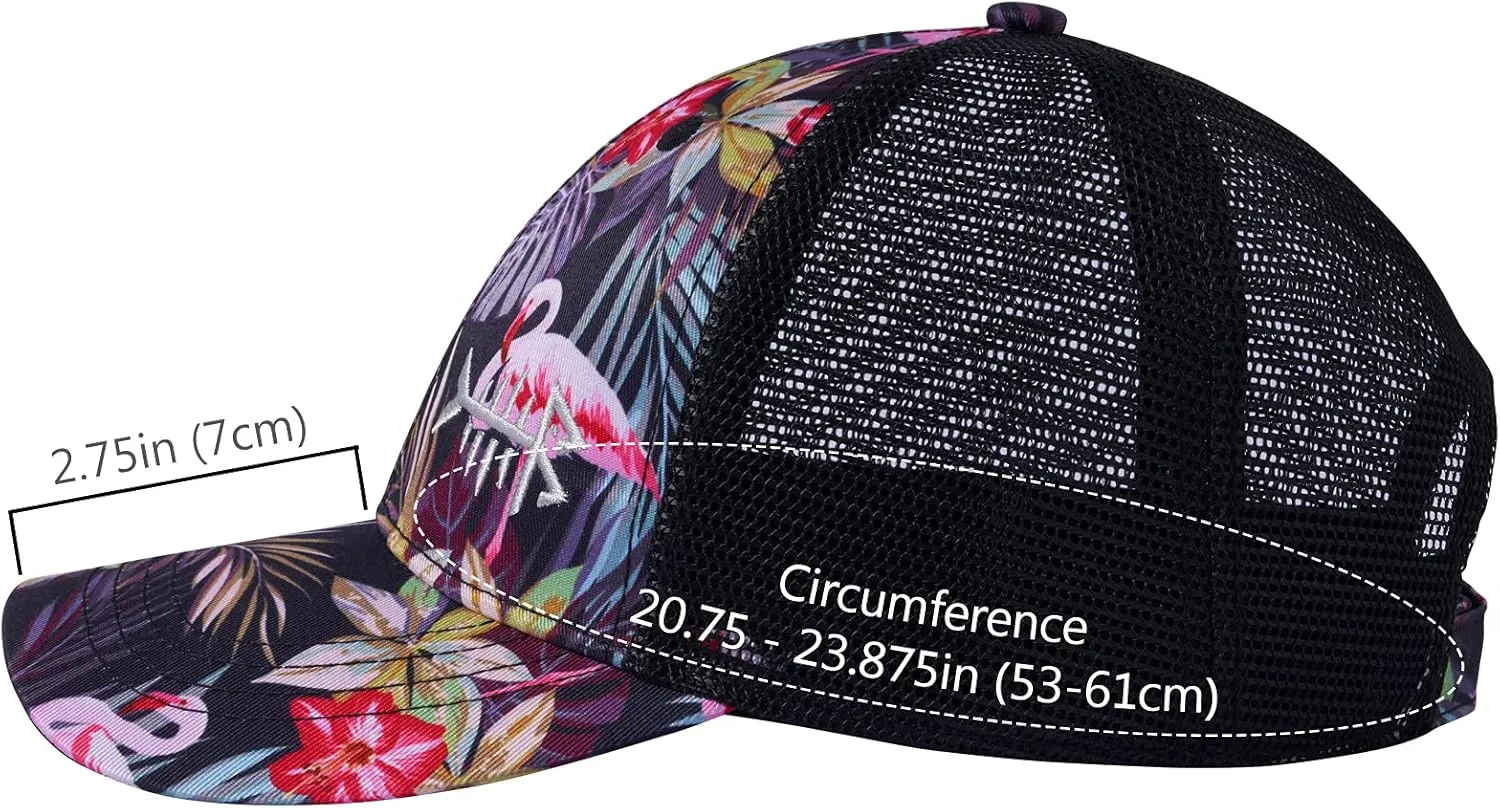 BASSDASH Altimate Fishing Hat Mesh Back for Men Women Adjustable Baseball Trucker Cap