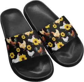Coloranimal Slippers for Women Summer Beach Sandals House Slippers Shower Shoes Slide Sandals Women Non Slip Beach Shoes