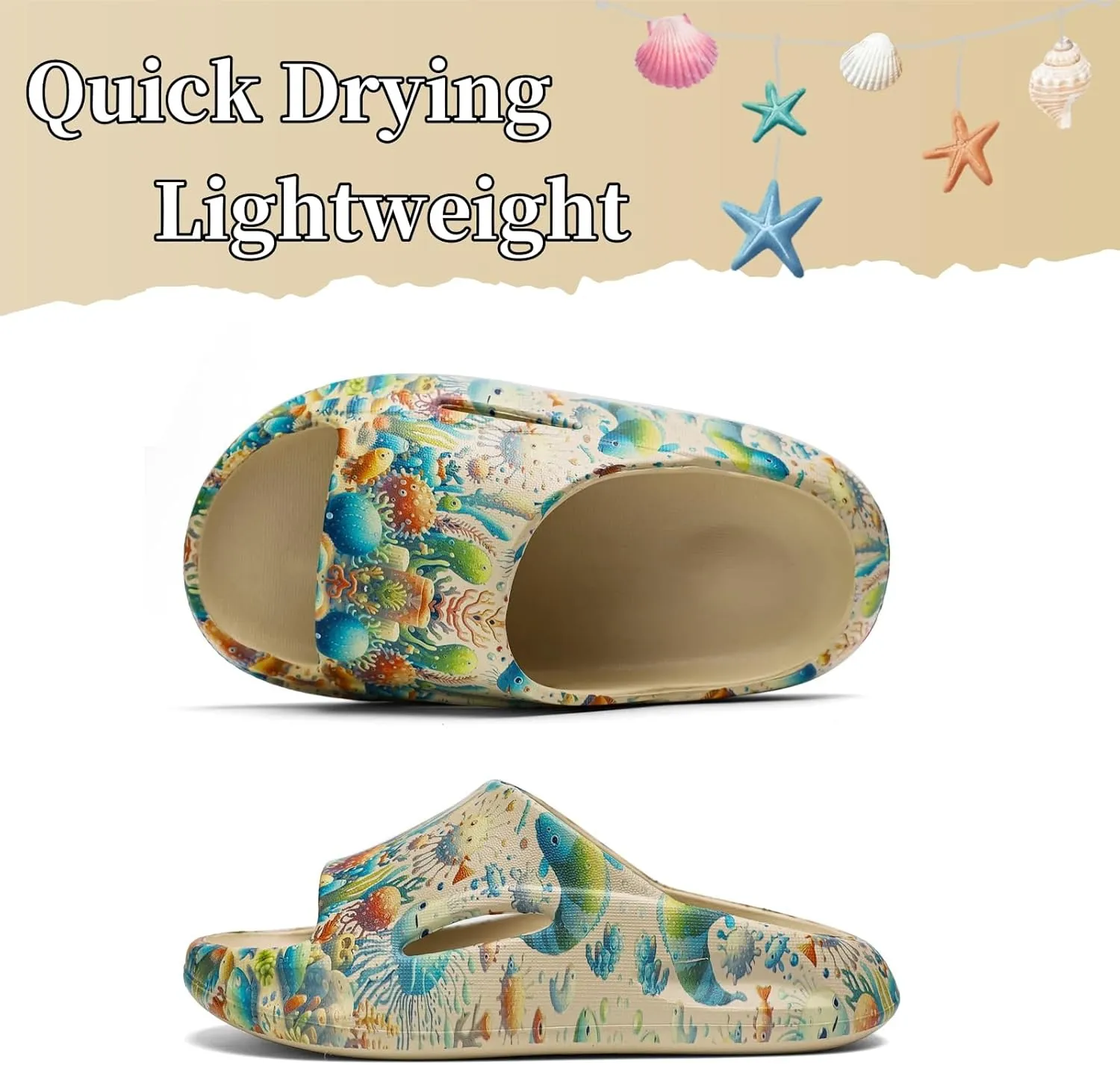 DAYUMKOU Toddler Boy Sandals Girls Footwear Cute Open Toe Beach Slides Indoor Outdoor Kids Slippers Lightweight Pool Shoes