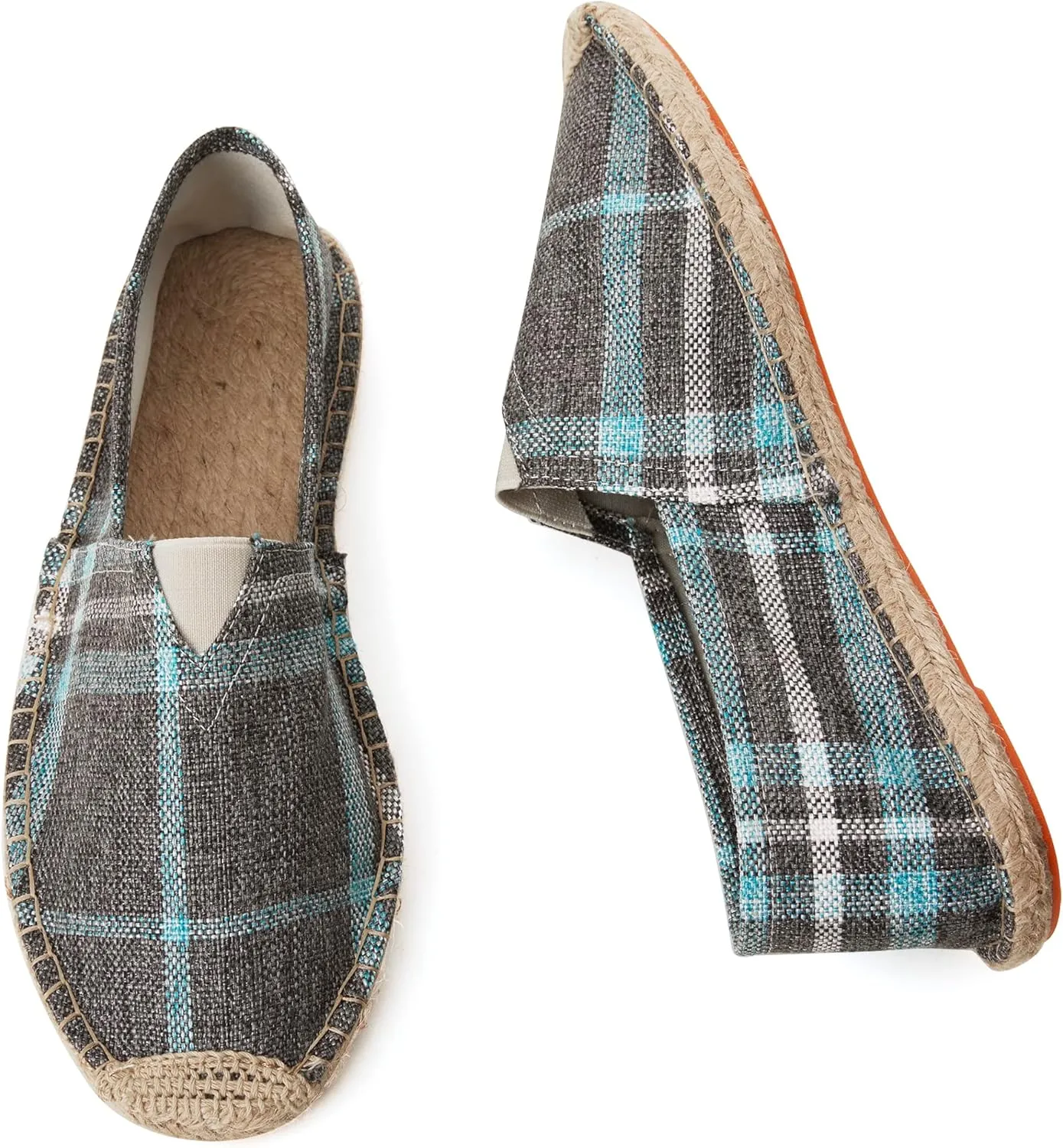 Espadrilles for Men with Flat Slip-on Fashion Casual Classic Canvas