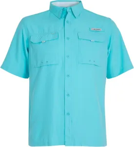 HABIT Men??s Fourche Mountain Short Sleeve River Guide Fishing Shirt - UPF 40  UV Protection