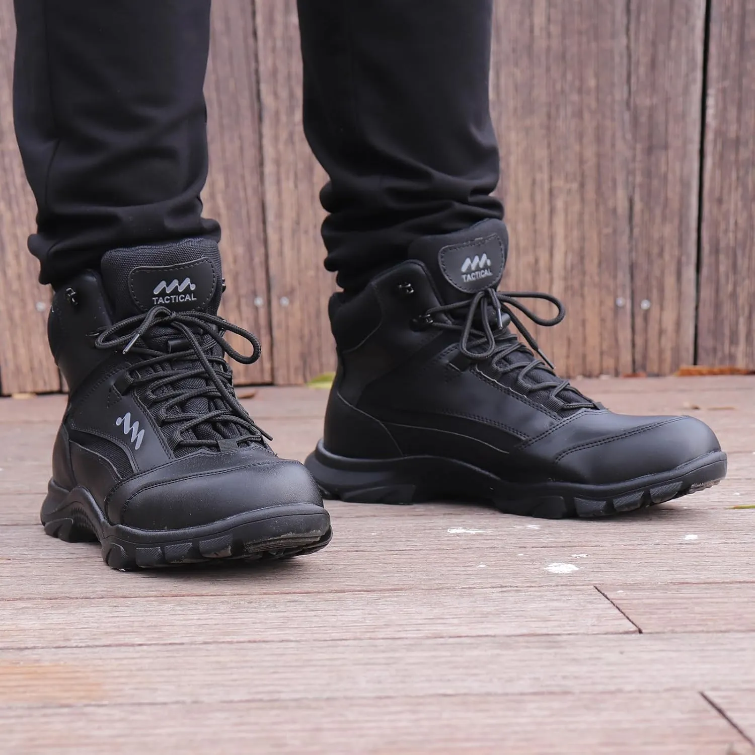 Lightweight Military Tactical Combat Army Boots for Men Anti-Slip Durable Breathable Police Security Duty Work 6 Inch Boots