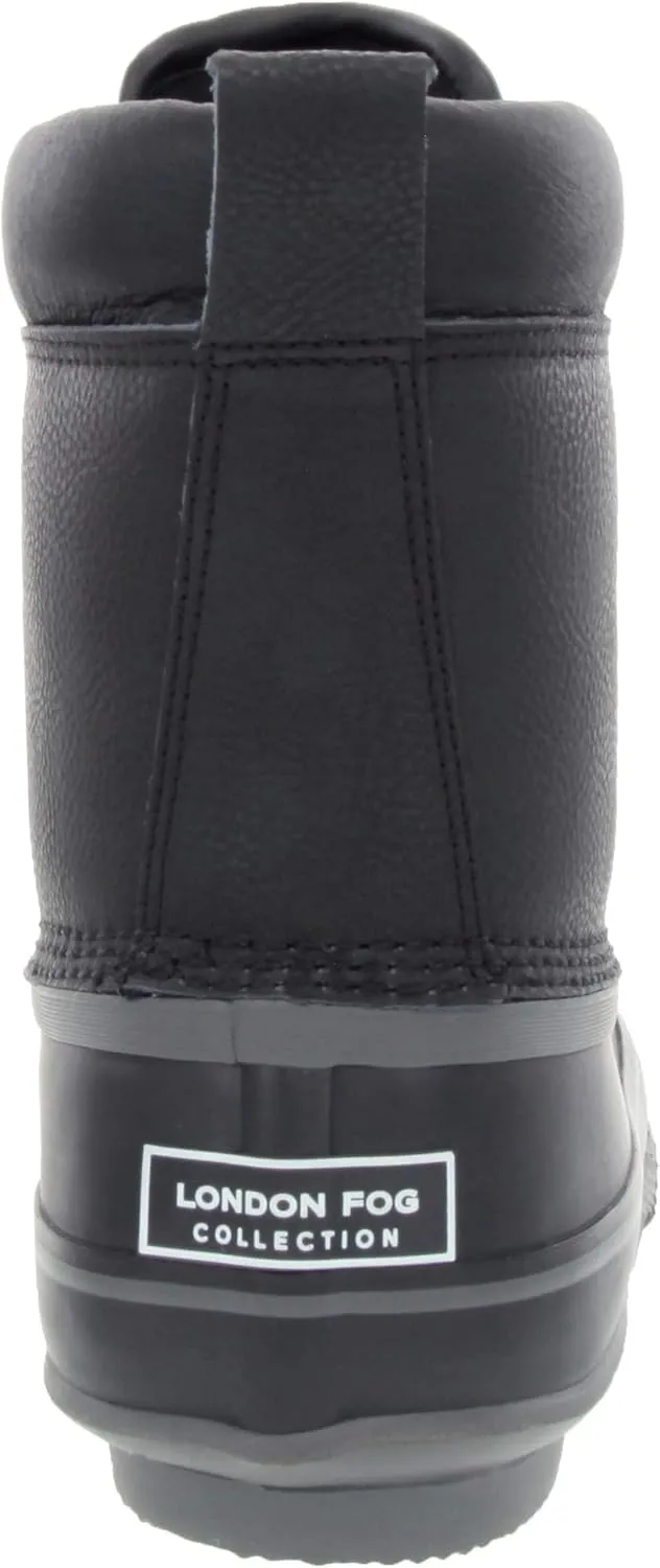 LONDON FOG Mens Ashford Waterproof and Insulated Duck Boot