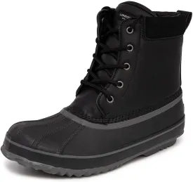 LONDON FOG Mens Ashford Waterproof and Insulated Duck Boot