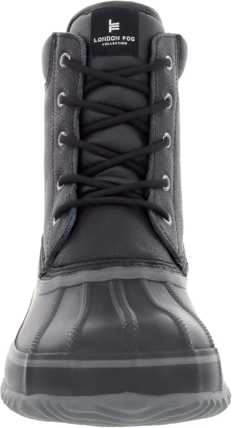 LONDON FOG Mens Ashford Waterproof and Insulated Duck Boot