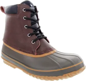 LONDON FOG Mens Ashford Waterproof and Insulated Duck Boot