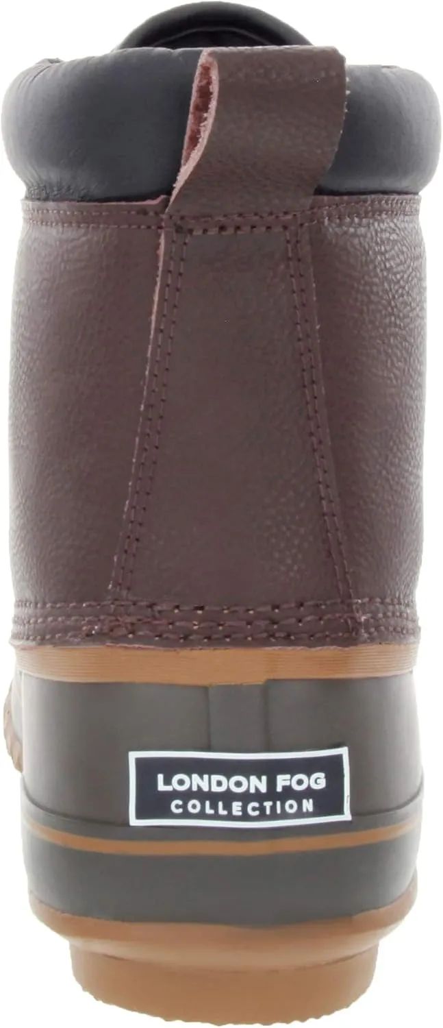 LONDON FOG Mens Ashford Waterproof and Insulated Duck Boot