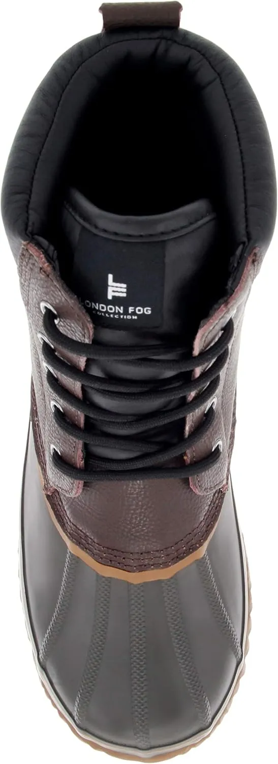 LONDON FOG Mens Ashford Waterproof and Insulated Duck Boot