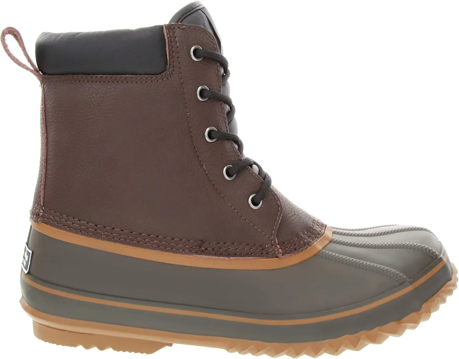 LONDON FOG Mens Ashford Waterproof and Insulated Duck Boot