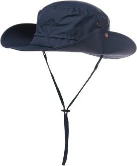 Oversize XL XXL Large Wide Brim Waterproof UPF 50  Bucket Sun Summer Travel Fishing Hiking Fisherman Hat Detachable Chin