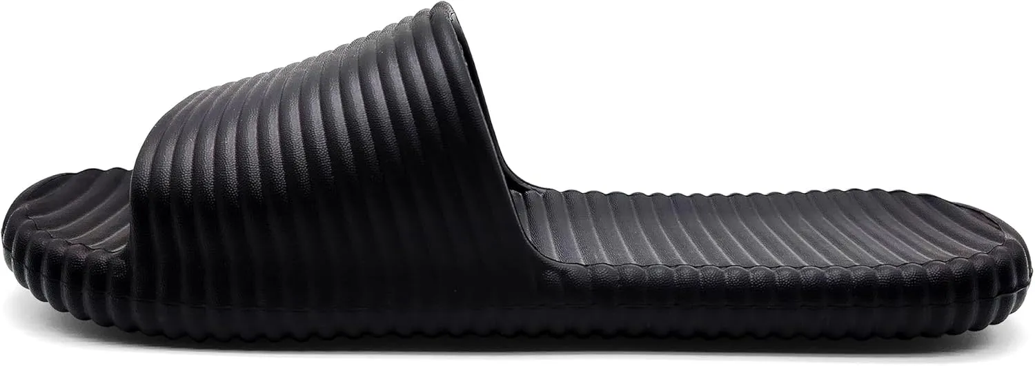 Quick Drying Shower Slippers For Women And Men Lightweight Open-toe EVA Non-Slip Slides Sandals Indoor And Outdoor Slipper For Bathroom,Spa,Pool,Gym,Beach