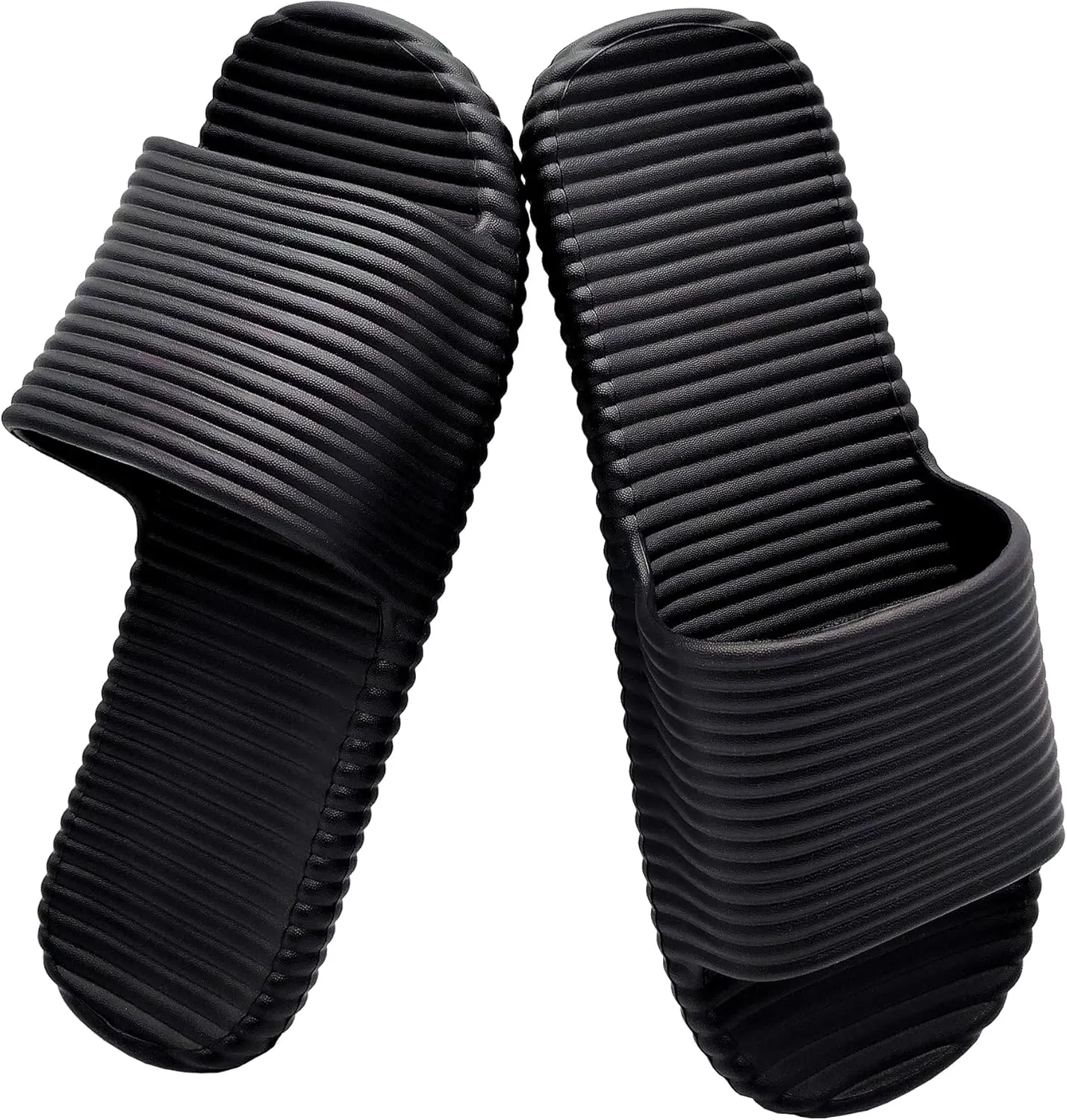 Quick Drying Shower Slippers For Women And Men Lightweight Open-toe EVA Non-Slip Slides Sandals Indoor And Outdoor Slipper For Bathroom,Spa,Pool,Gym,Beach