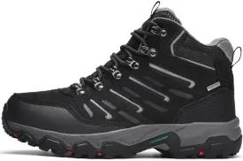 ROCKMARK Men's Waterproof Hiking Boots Lightweight Anti-Slip Mid Ankle Trekking Shoes for Outdoor Backpacking, Mountaineering & Rugged Terrain
