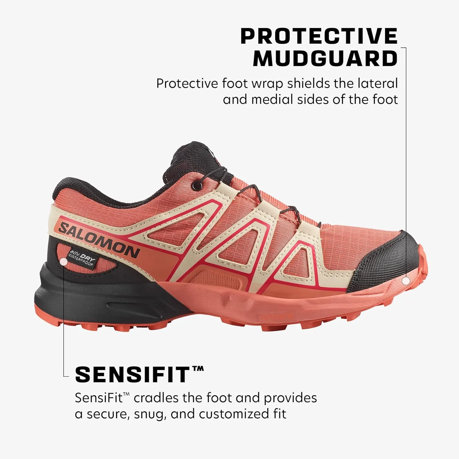 Salomon Junior SPEEDCROSS CLIMASALOMON WATERPROOF Outdoor Shoes for Kids