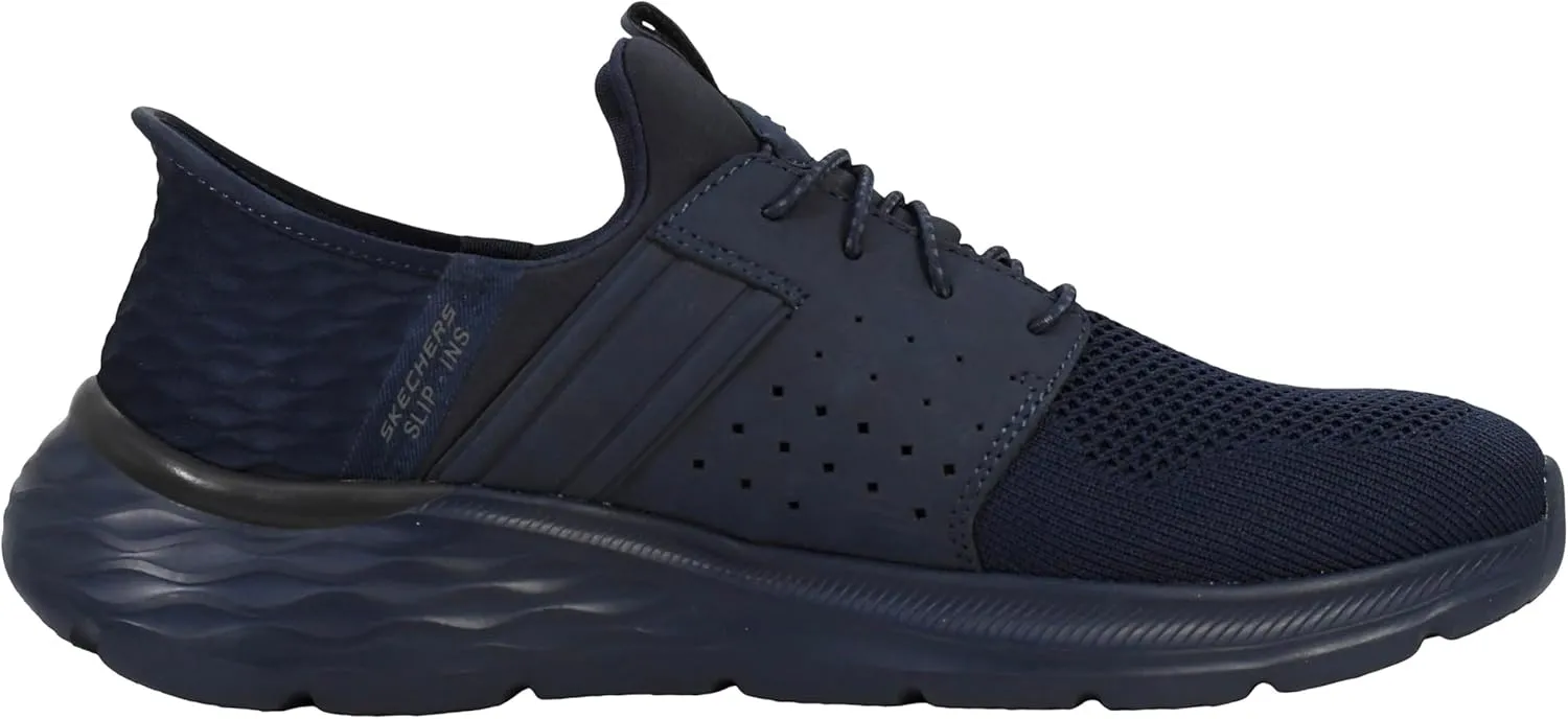 Skechers Men's Garner-Newick 210803 Low Profile Bungee Lace Slip-Ins