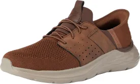 Skechers Men's Garner-Newick 210803 Low Profile Bungee Lace Slip-Ins