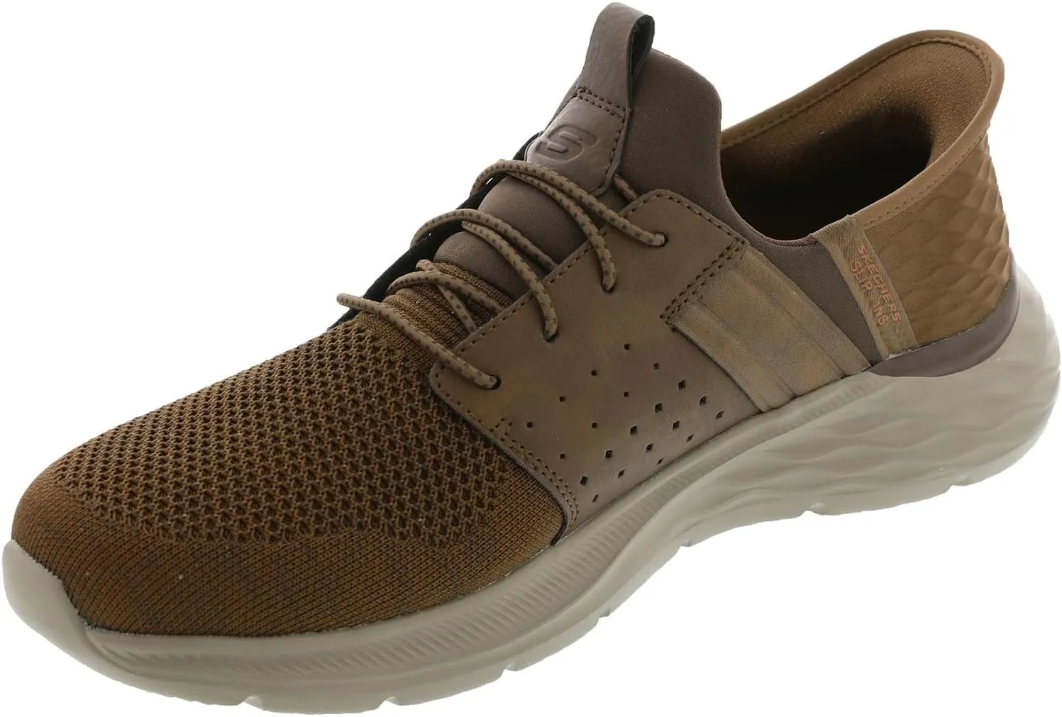 Skechers Men's Garner-Newick 210803 Low Profile Bungee Lace Slip-Ins