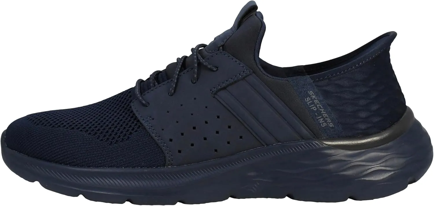 Skechers Men's Garner-Newick 210803 Low Profile Bungee Lace Slip-Ins