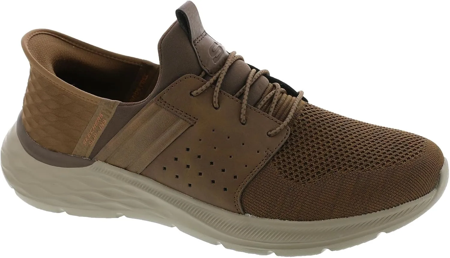 Skechers Men's Garner-Newick 210803 Low Profile Bungee Lace Slip-Ins