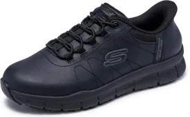 Skechers Women's Work Hands Free Slip Ins Nampa-Cottonbud Bungee Athletic Sr Food Service Shoe