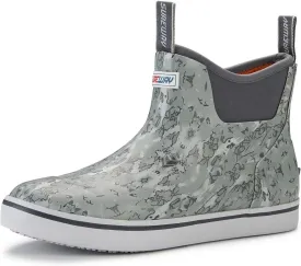 SUREWAY Women's Ankle Fishing Deck Boots for Women,Short Waterproof Neoprene Rubber Rain Boots,Lightweight Garden Work Shoes for Women,Upgraded Slip Resistant,Durable Comfortable
