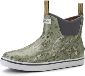 SUREWAY Women's Ankle Fishing Deck Boots for Women,Short Waterproof Neoprene Rubber Rain Boots,Lightweight Garden Work Shoes for Women,Upgraded Slip Resistant,Durable Comfortable