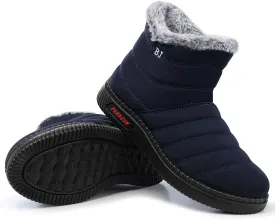 SWQZVT Warm Winter Boots for Women: Fur Lined Snow Booties, Non Slip, Waterproof Insulated, Soft Winter Shoes Comfy Walking Size 5-10.5