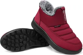 SWQZVT Winter Boots For Women Snow: Non Slip Winter Boot Ankle Outdoor Comfortable Resistant Flat Booties