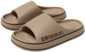 Unisex-Adult Slide Sandals Soft Shower Shoes Non Slip Bathroom Slippers Lightweight Pool Slippers