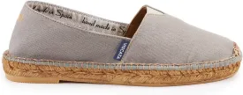 VISCATA Barceloneta Espadrille Canvas Women's Flat Slip On Shoes Handmade in Spain Fashionable Organic Cotton Canvas Lightweight Material with 100% Natural Jute Midsole for All Casual Occasions