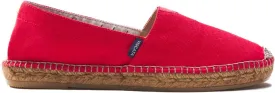 VISCATA Barceloneta Espadrille Canvas Women's Flat Slip On Shoes Handmade in Spain Fashionable Organic Cotton Canvas Lightweight Material with 100% Natural Jute Midsole for All Casual Occasions