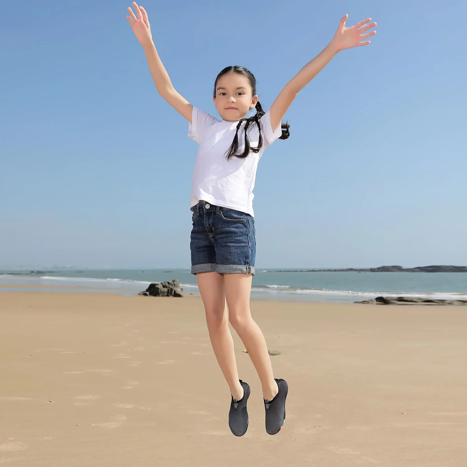 Water Shoes for Toddler Kids Boys Girls Barefoot Aqua Socks Quick-Dry Beach Swim Outdoor Sports Shoes