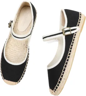 Womens Espadrilles Breathable Comfortable Flats, Stylish Dress Shoes for All-Day Wear