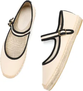 Womens Espadrilles Breathable Comfortable Flats, Stylish Dress Shoes for All-Day Wear