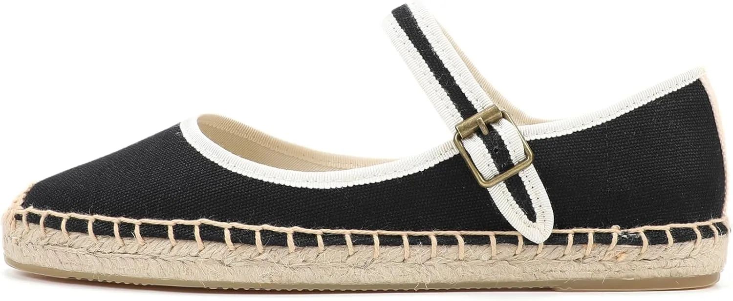 Womens Espadrilles Breathable Comfortable Flats, Stylish Dress Shoes for All-Day Wear