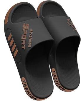 YUNZLAN Plus Size Men's Slides Sandals,Bathroom Shower Slippers,Non-slip Beach Pool Slides Shoes Outdoor Indoor
